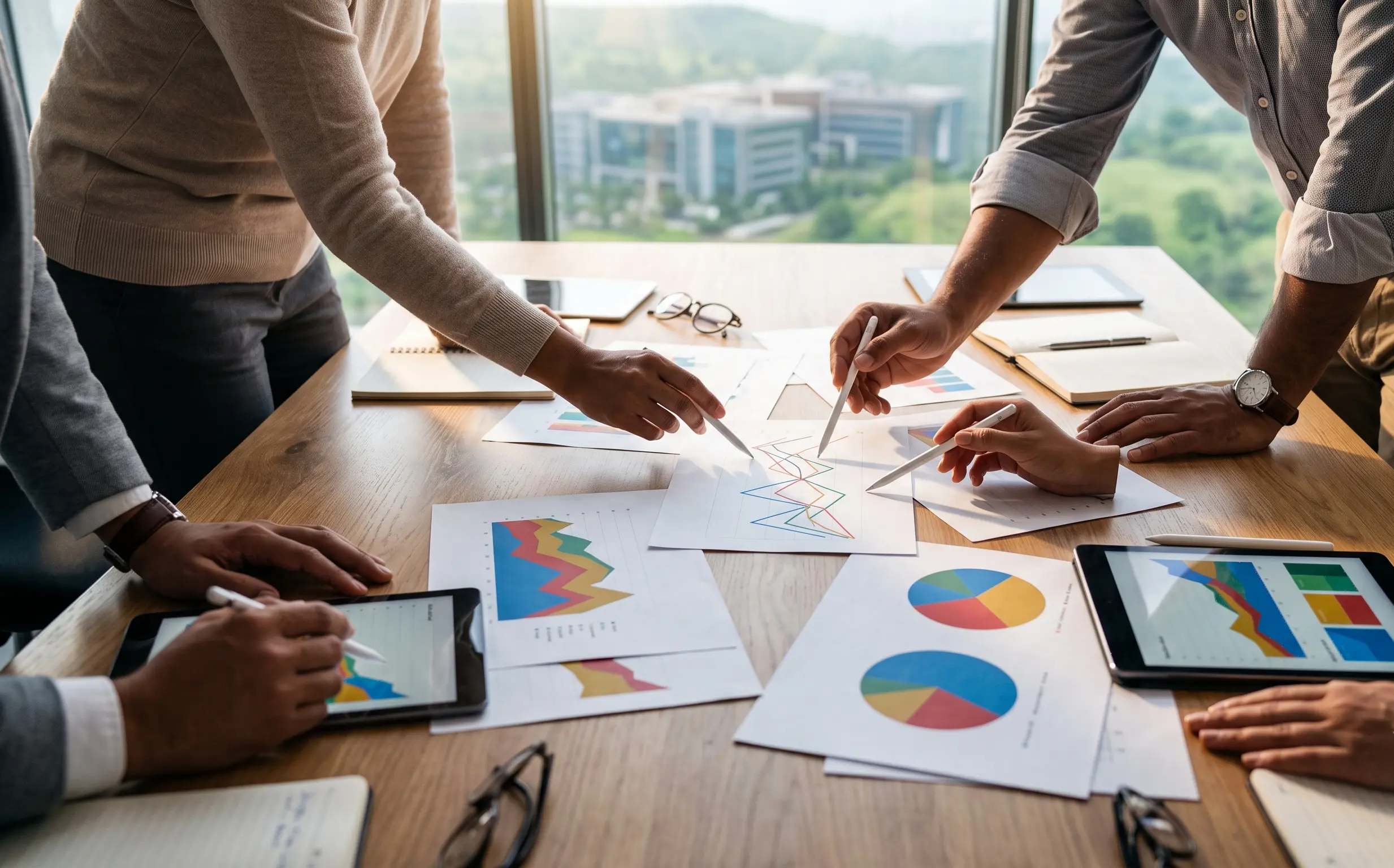 Top Virtual CFO guiding corporate leaders in a modern Pune boardroom