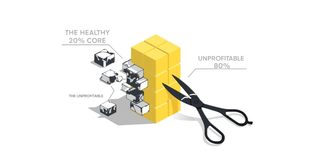 The Pruning Paradox (The 8020 Rule of Profitability)